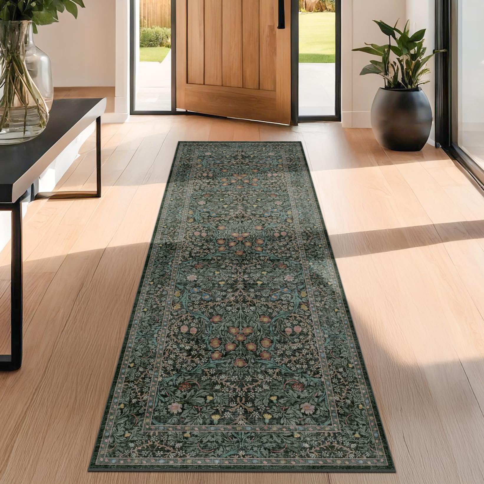 Hazo Haus folded runner in packaging showing compact shipping convenience