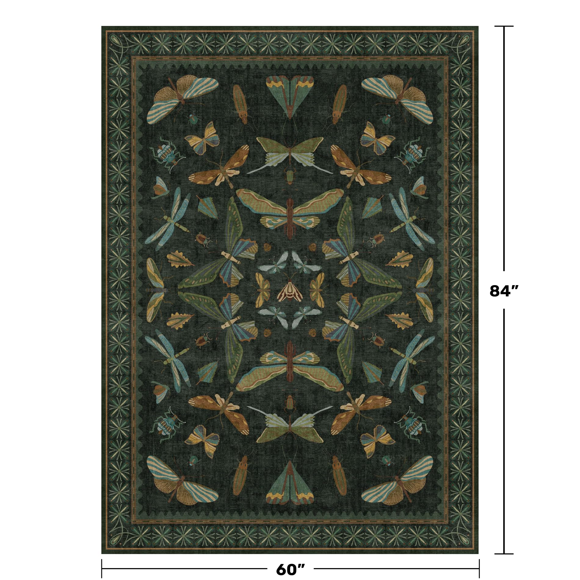 Hazo Haus close-up of whimsical moth and insect motifs highlighting intricate print detail