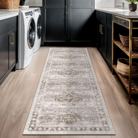 Hazo Haus runner in styled room suggesting neutral boho decor and inviting warmth