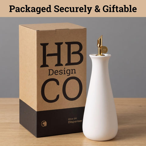 HB Design Co. product with packaging and included spout for ready-to-use setup