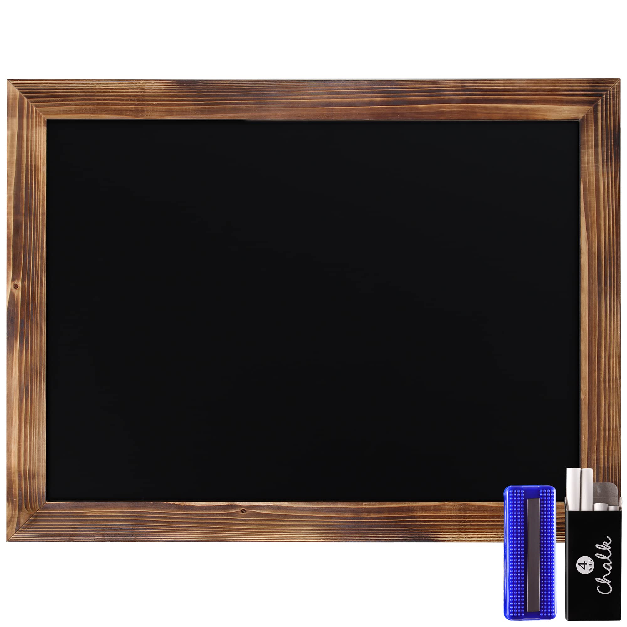 HBCY Creations front view torched brown frame shows rustic charm and durable design