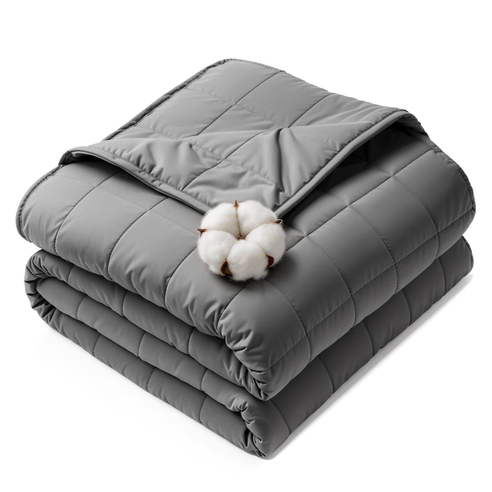 HCOIW blanket front view showing quilted surface and cozy look for comfortable sleep
