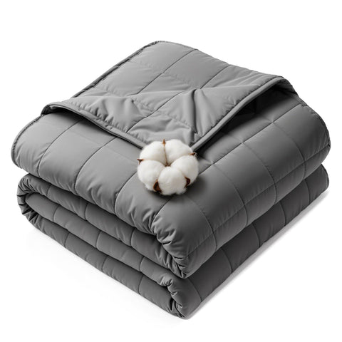 HCOIW blanket front view showing quilted surface and cozy look for comfortable sleep