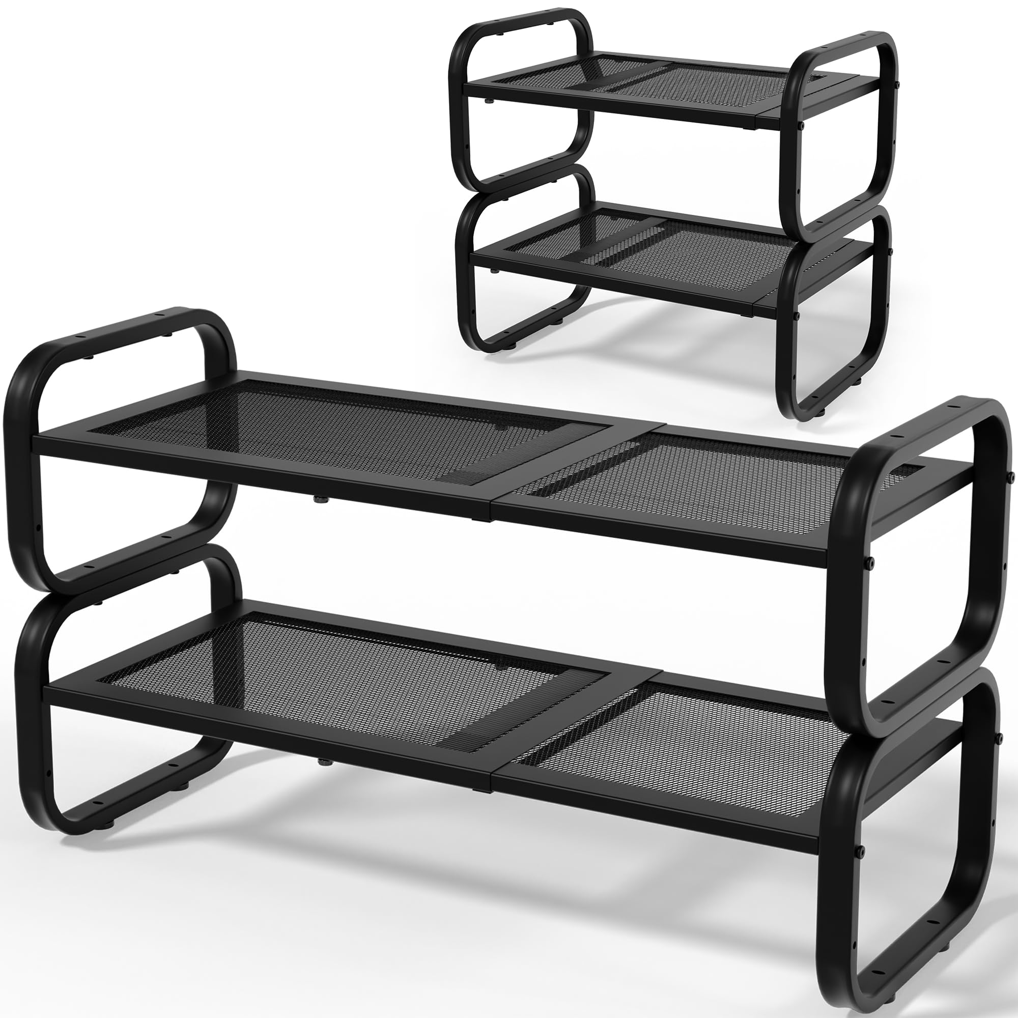 HDDTTZ front view assembled showing neat shoe storage and space saving