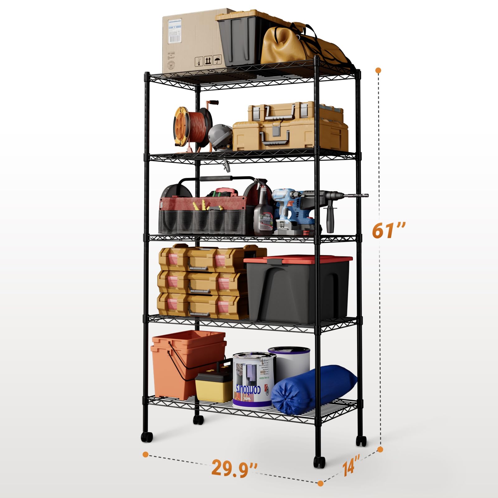 HealSmart close-up of wire shelf detail showing durable steel and ventilation benefit