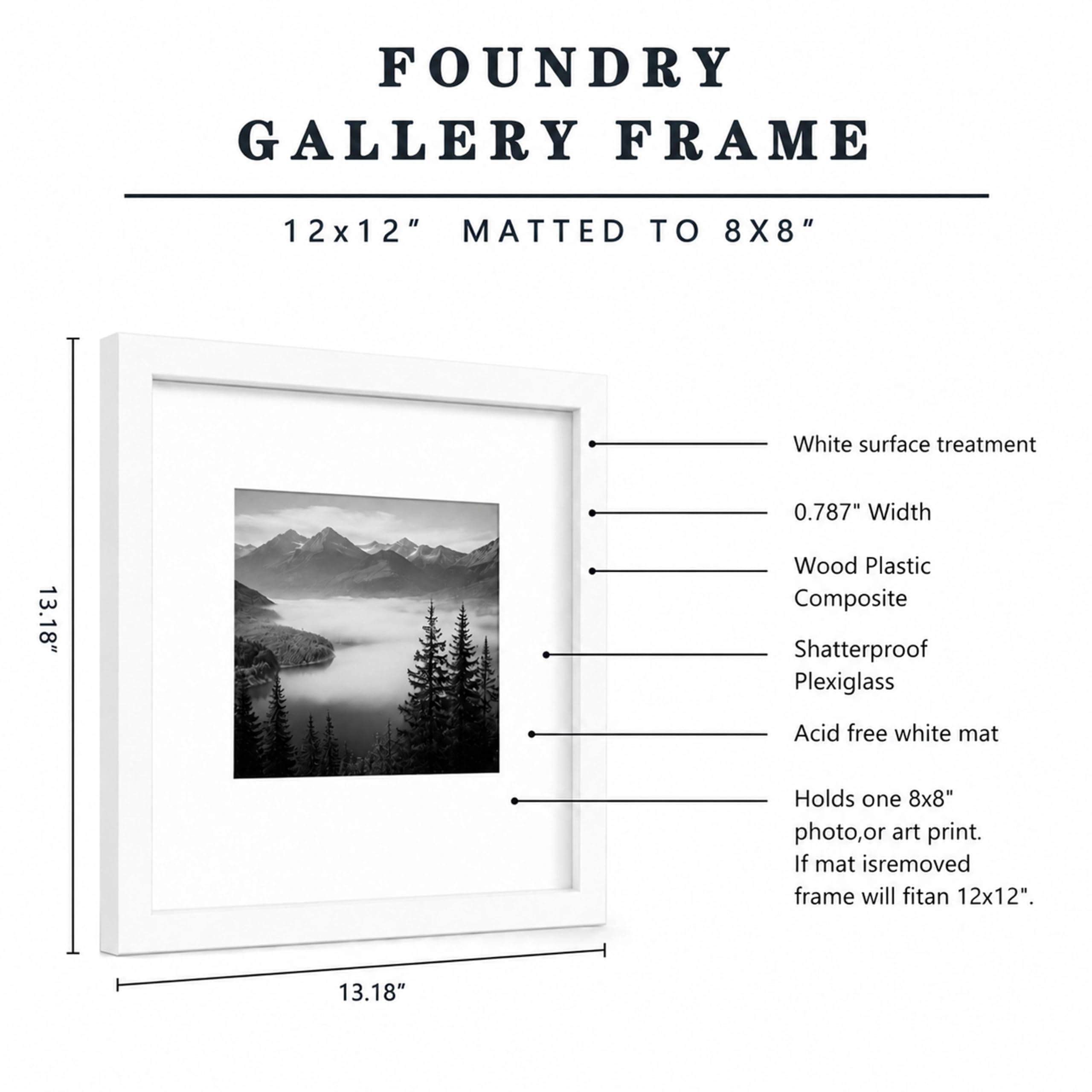 HEART ART frame next to hand to show scale and easy handling benefit