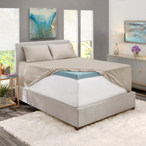 Hearth & Harbor fabric texture macro highlighting soft double-brushed microfiber feel