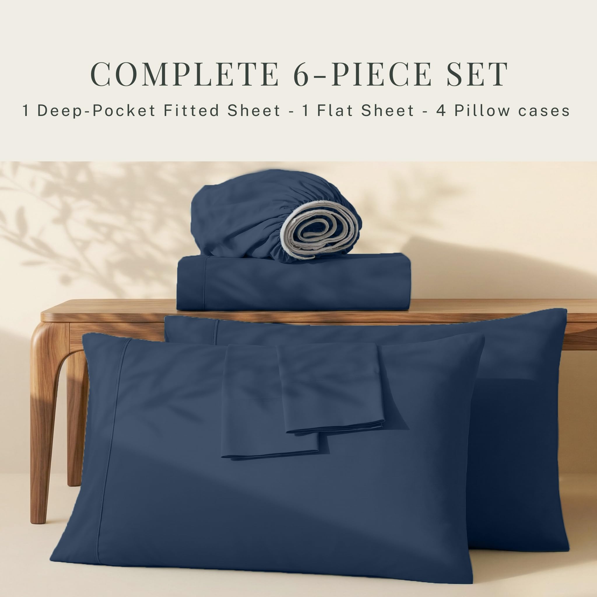 Hearth & Harbor flat sheet spread out showing full coverage benefit