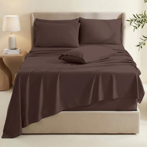 Hearth & Harbor fitted sheet pocket detail demonstrating secure fit