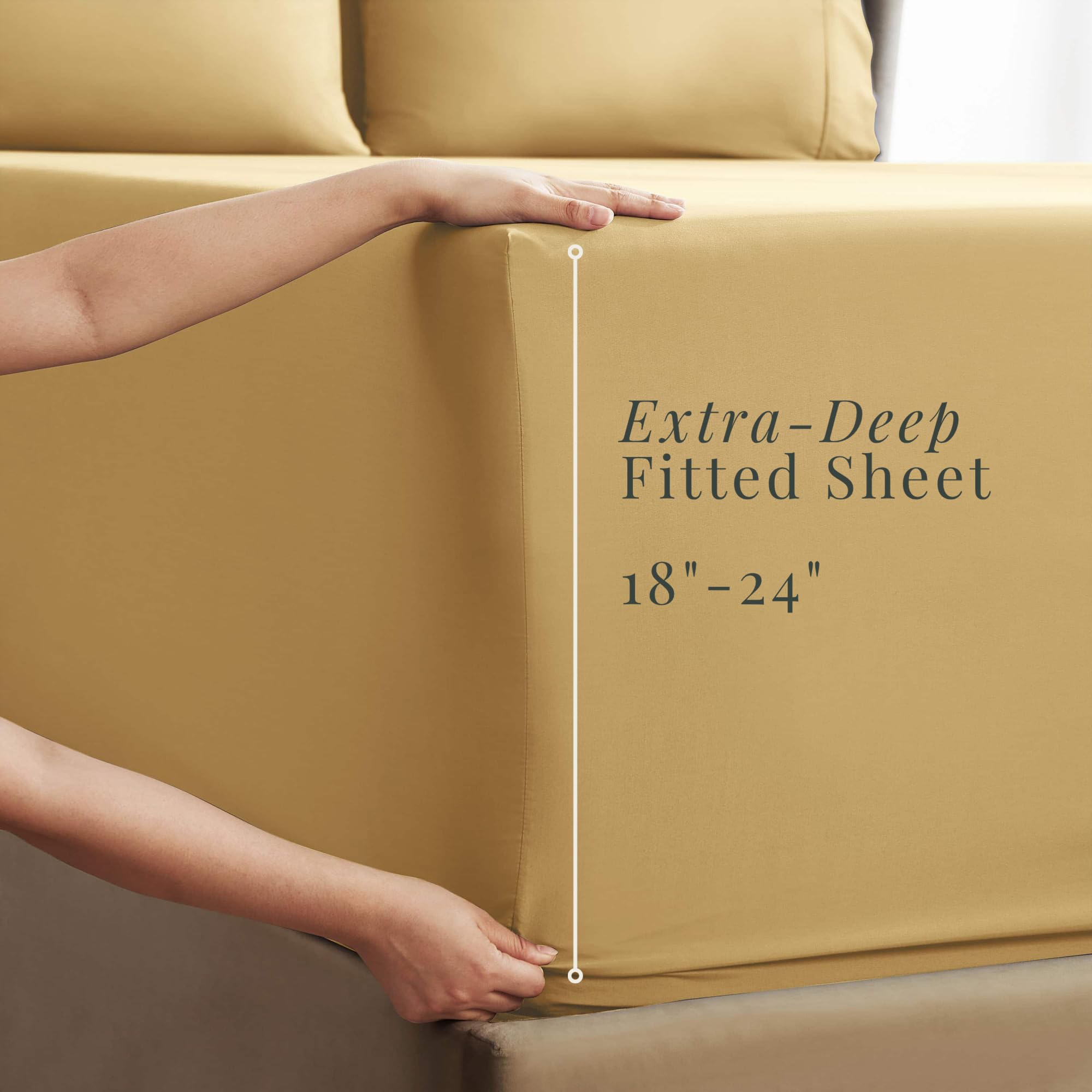 Hearth & Harbor microfiber texture close-up illustrating soft double-brushed finish