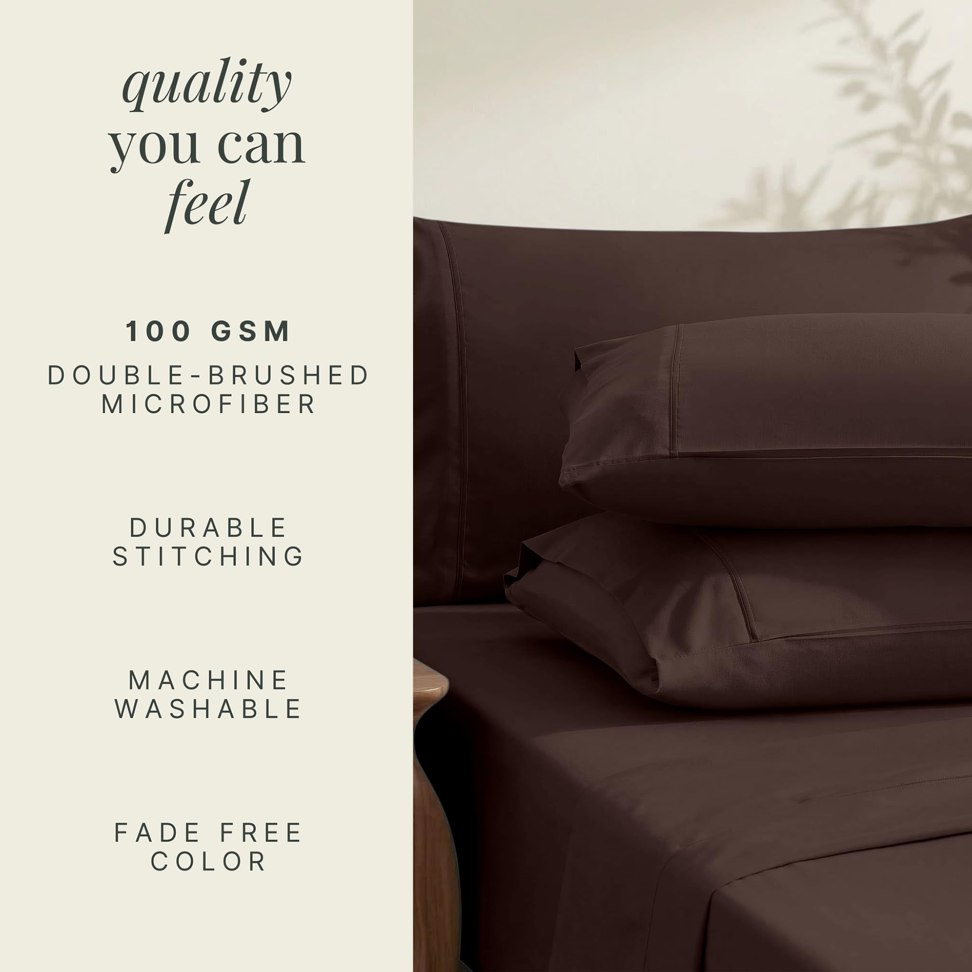 Hearth & Harbor microfiber texture close-up for durable softness