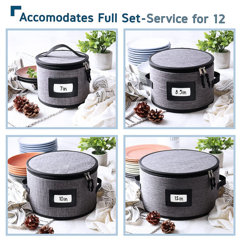 Hearth & Harbor felt plate divider close-up prevents plate-to-plate contact