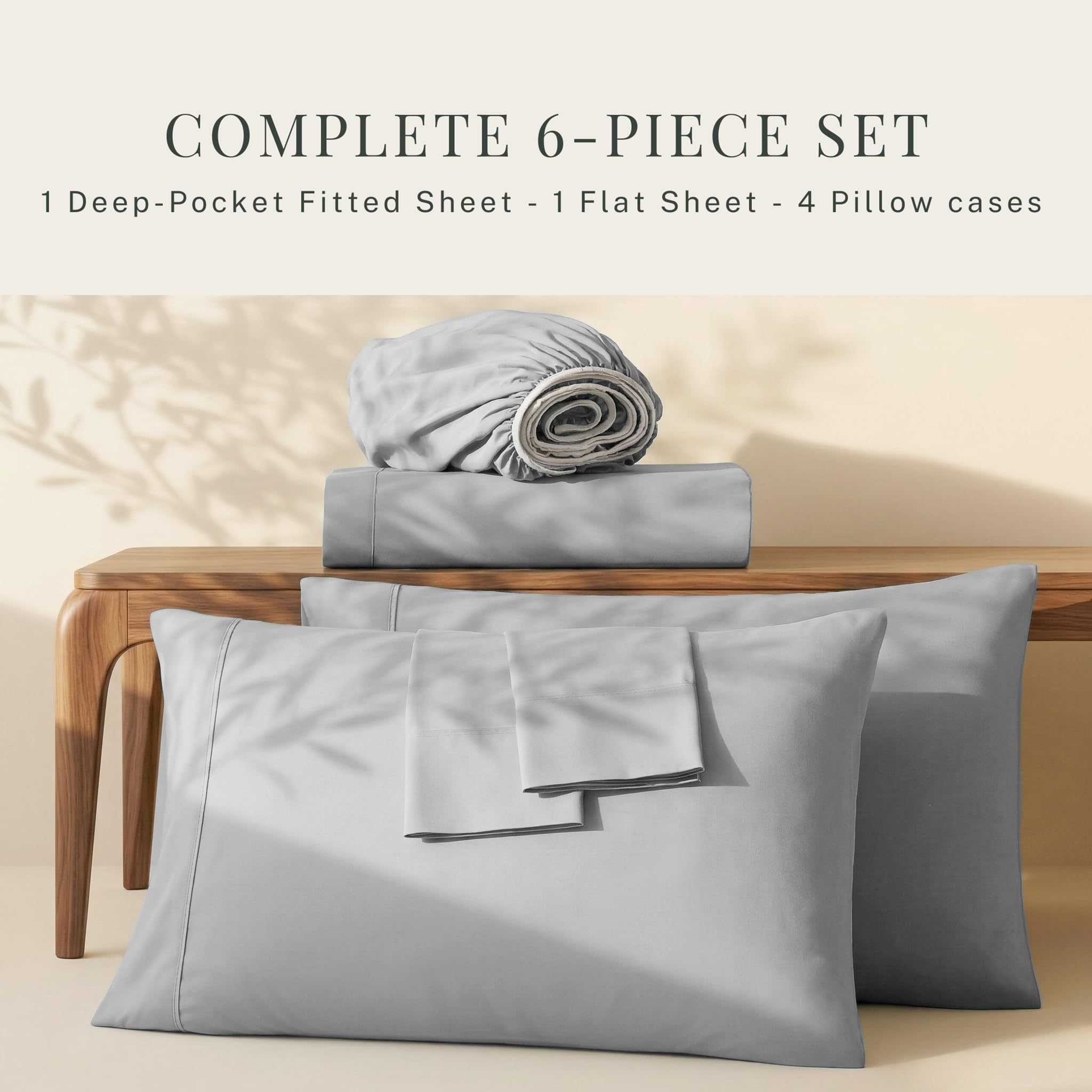 Hearth & Harbor folded set on shelf displaying neat storage and quick care