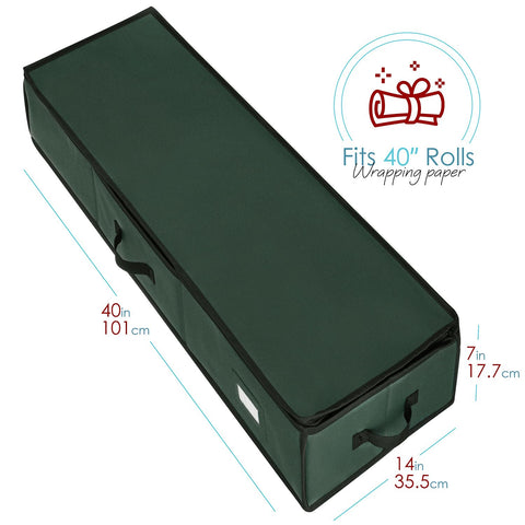 Hearth & Harbor container on closet shelf optimizing vertical storage space