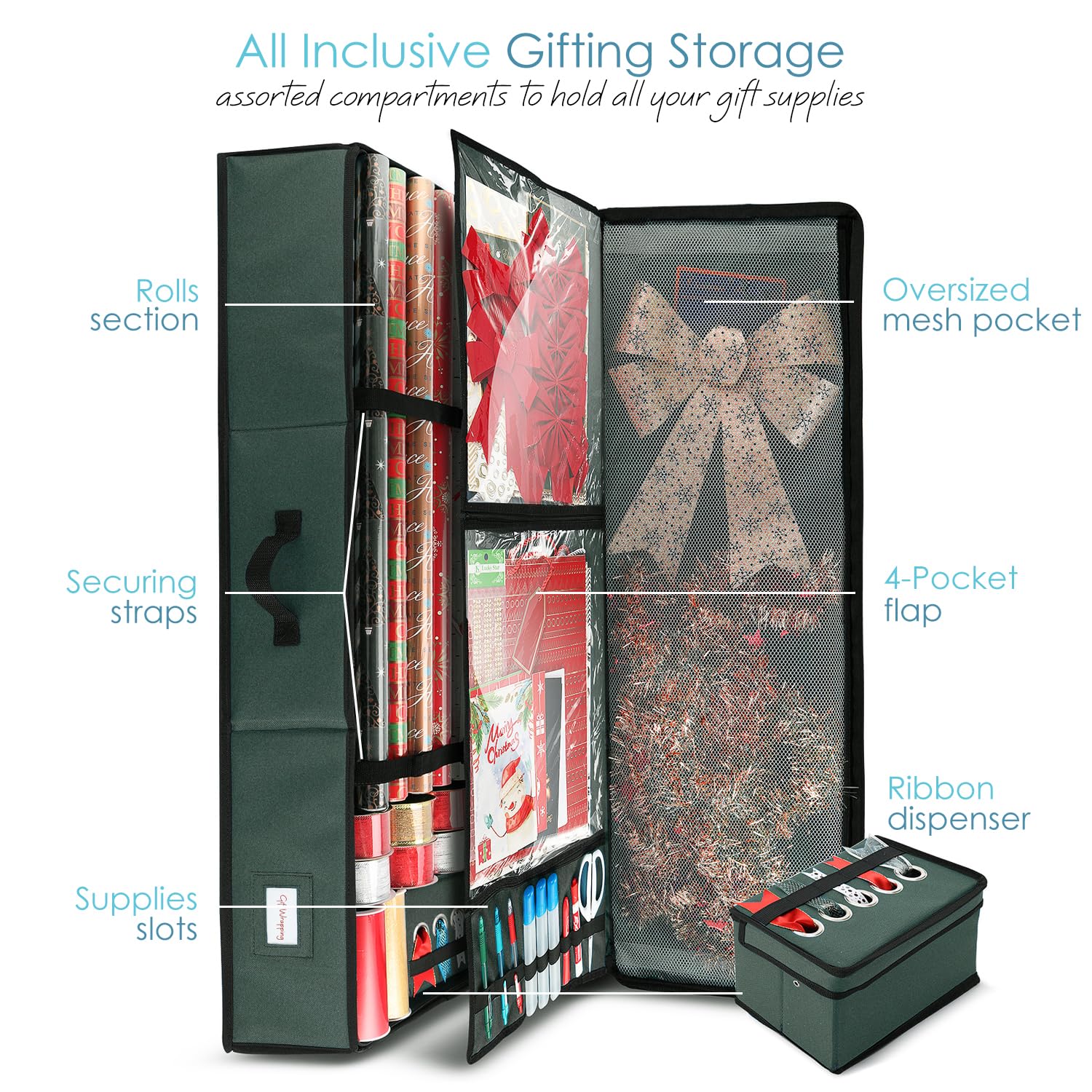 Hearth & Harbor open top displaying multiple 40-inch rolls for easy access