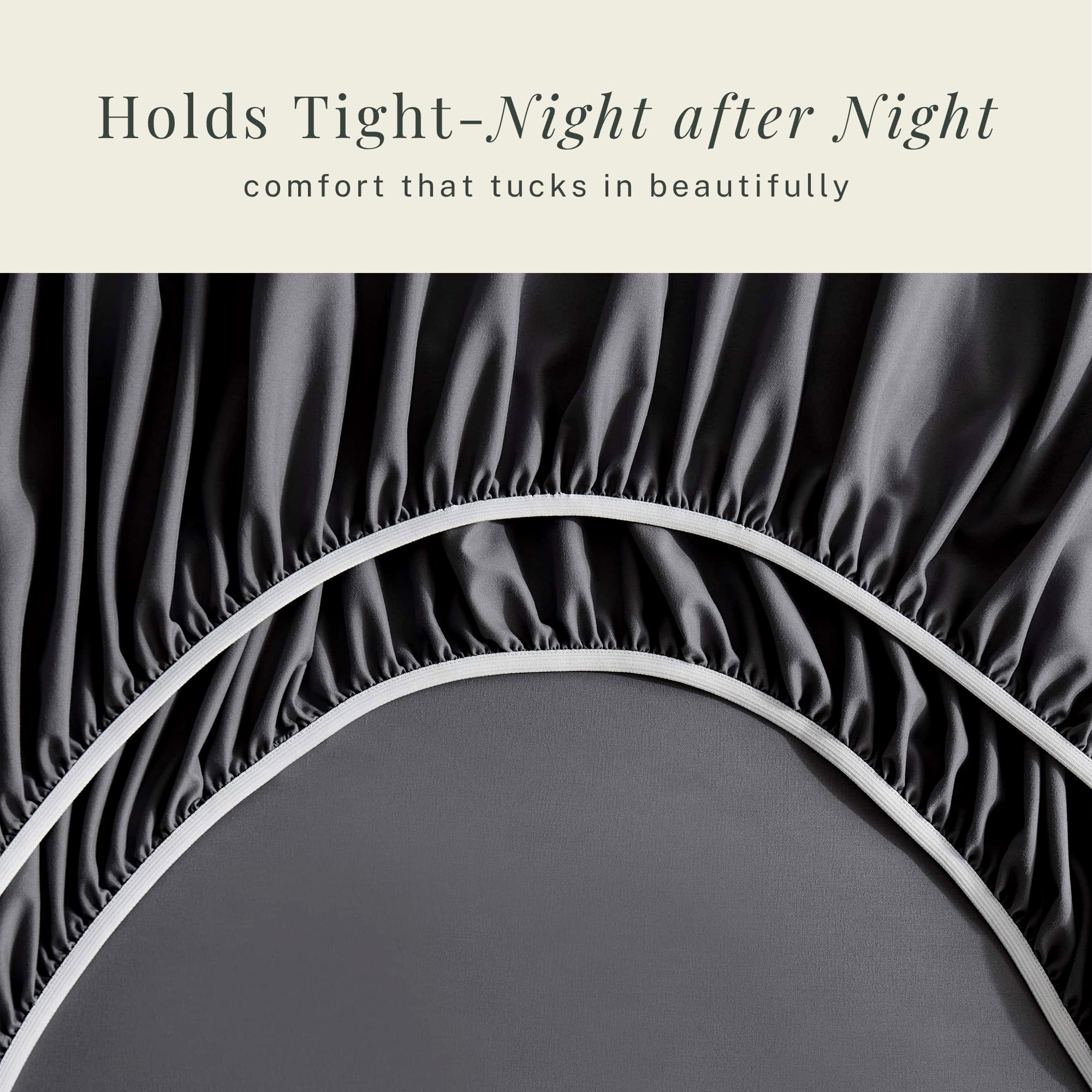 Hearth & Harbor four pillowcases stacked, highlighting soft finish and quick rotation