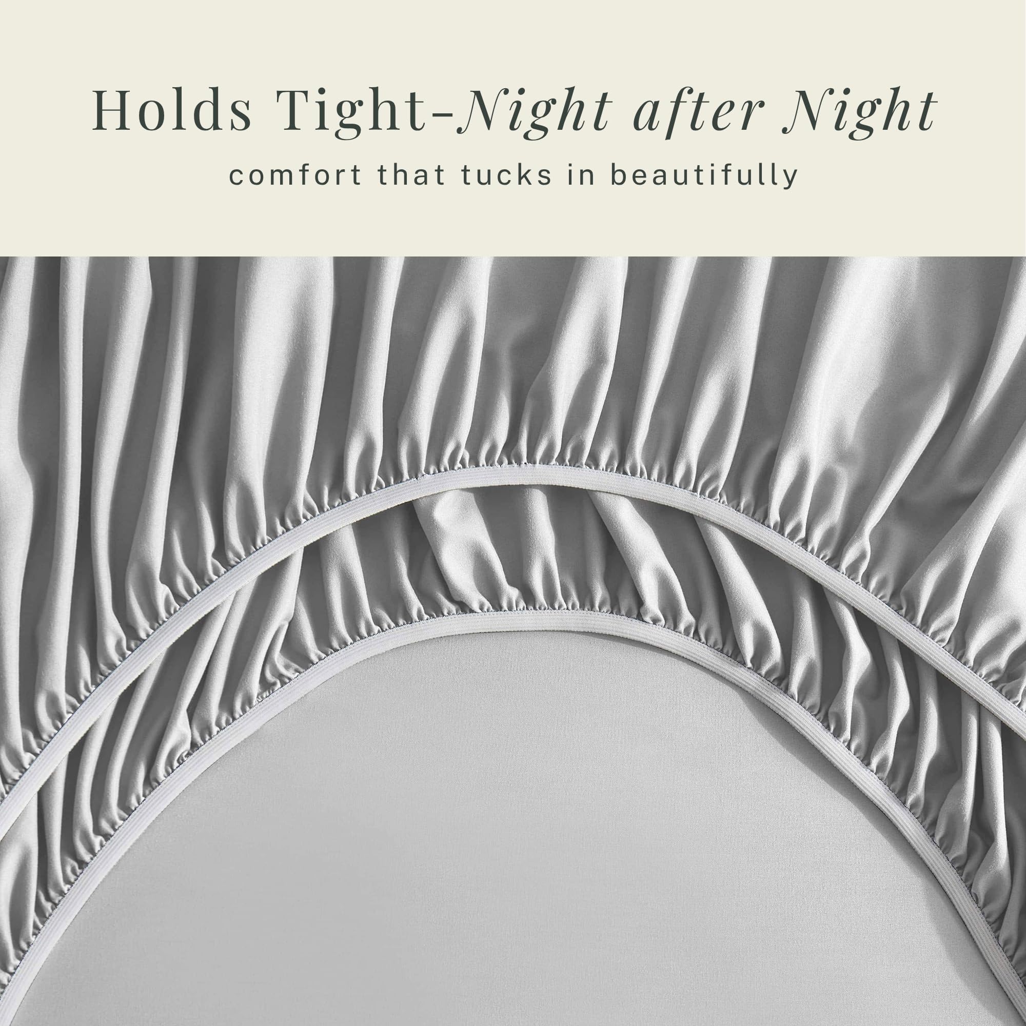Hearth & Harbor pillowcases detail showing smooth finish and comfortable sleep