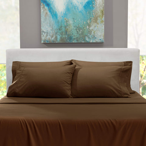 Hearth & Harbor fitted sheet shown against mattress to show scale