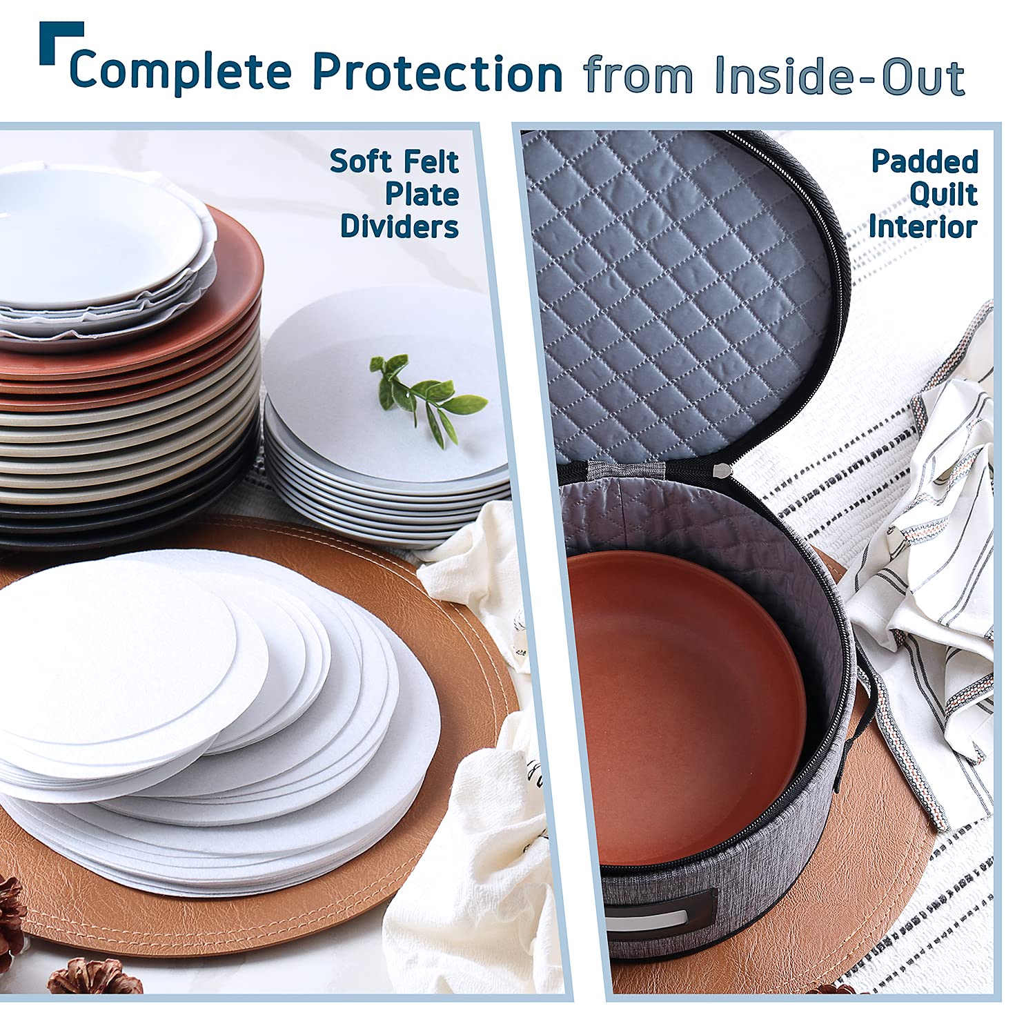 Hearth & Harbor comparison of 7, 8.5, 10 and 12 inch plate boxes