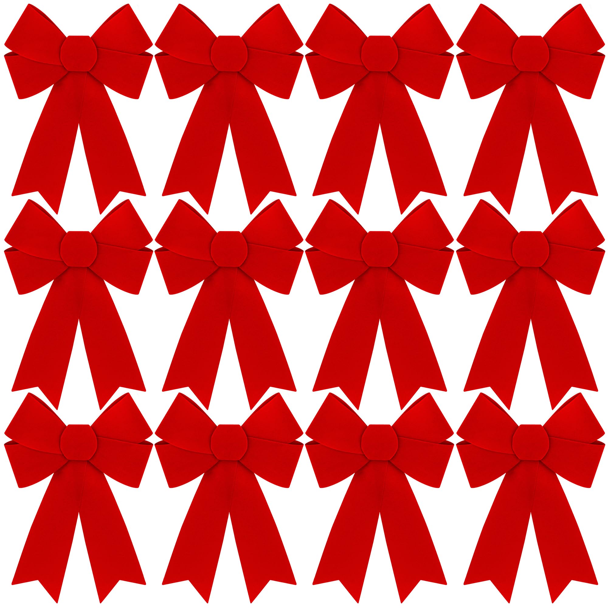 Heartome front view of red bow showing full shape and color benefit
