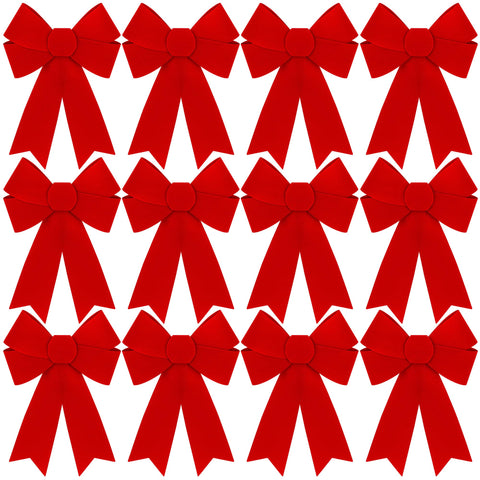Heartome front view of red bow showing full shape and color benefit
