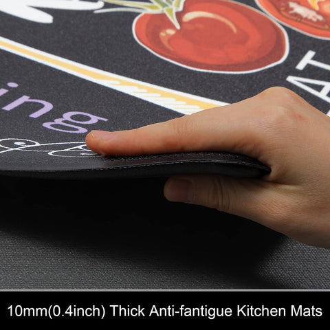 HEBE underside non-slip backing detail showing floor grip and safety