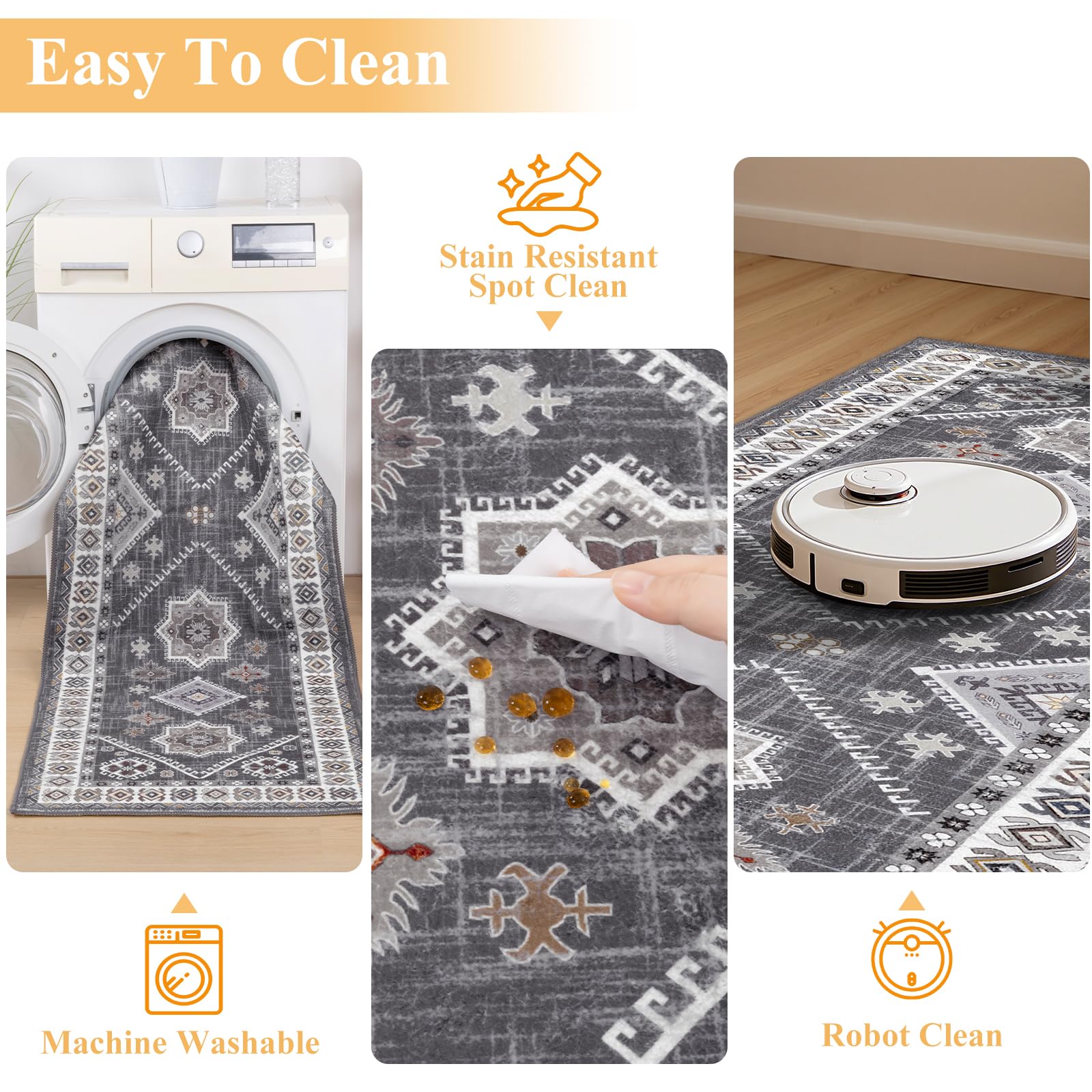 HEBE small mat positioned at dishwasher offering floor protection and absorbency