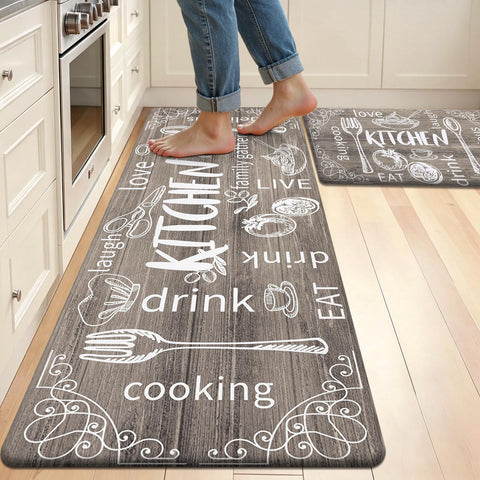 HEBE front view of two-piece mat set showing design and coverage benefit