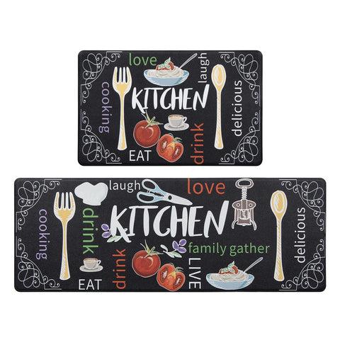 HEBE lifestyle kitchen scene showing mats protecting floors and easing standing