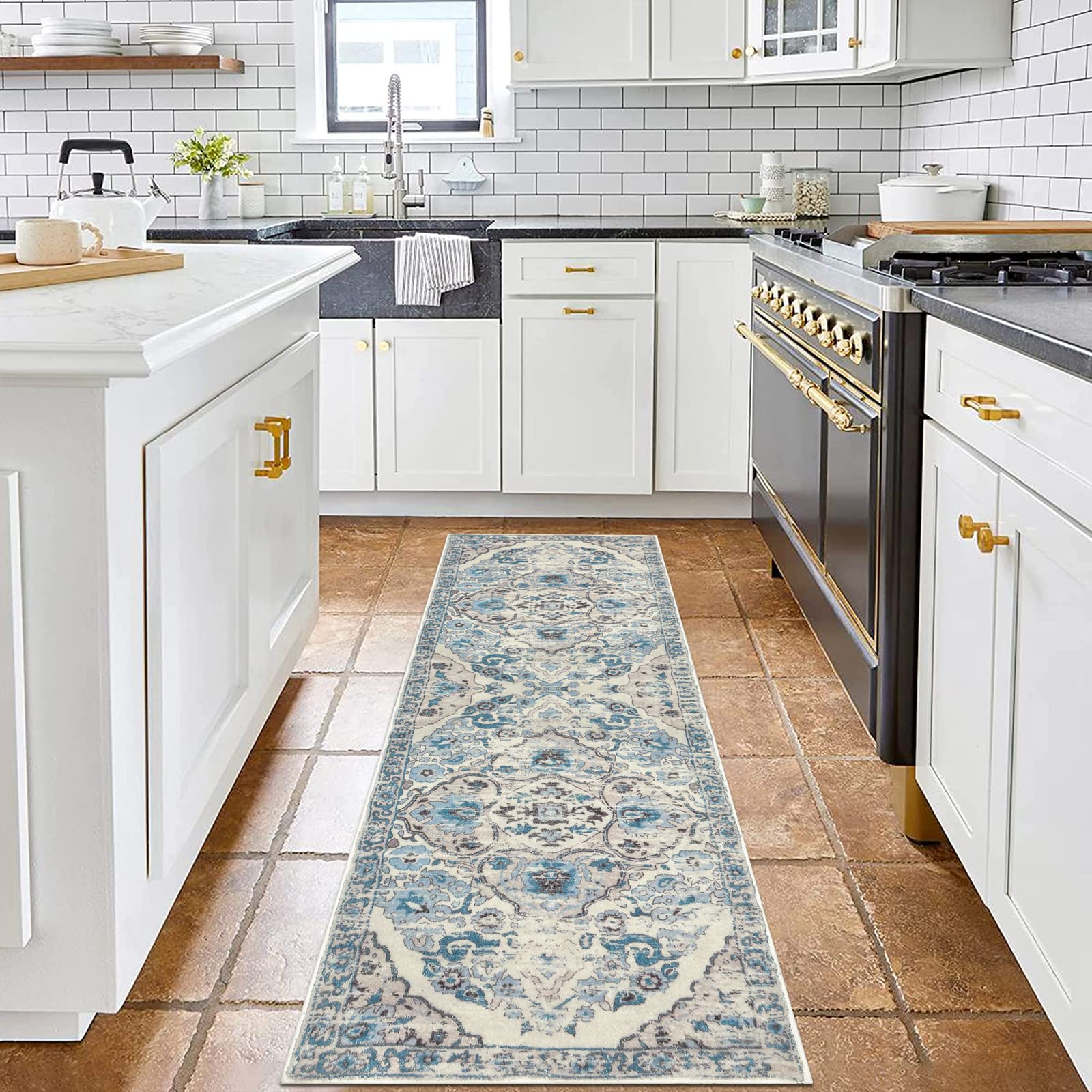 HEBE RUGS edge and stitching close-up showing durable finish that resists fraying