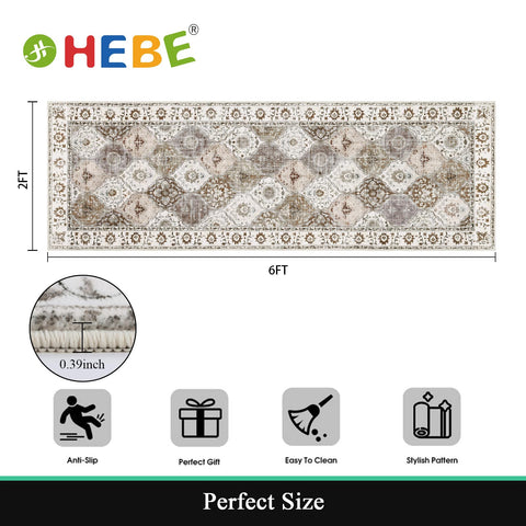 HEBE RUGS runner in kitchen setting protecting floors and adding style