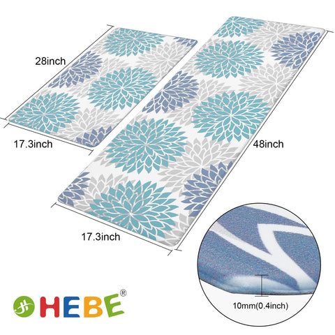 HEBE runner beside stove illustrating cushioned walking path and spill protection