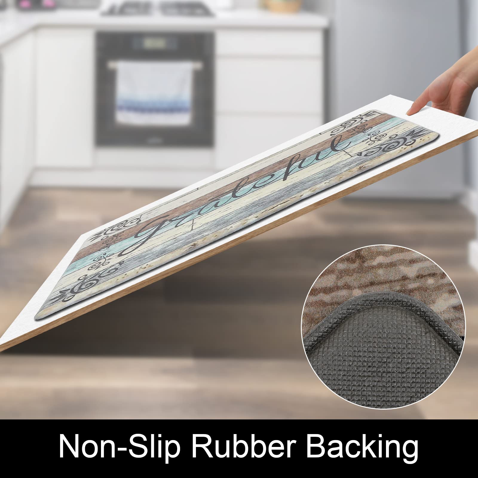 HEBE size comparison with ruler showing runner and mat dimensions
