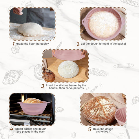 HEBEICRMY silicone texture surface closeup highlighting non-stick release and easy cleaning
