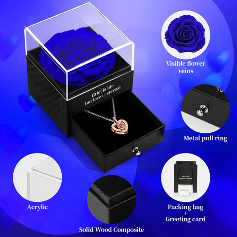 HEGUD necklace projecting 'I love you' in multiple languages with phone for emotional reveal