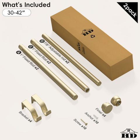 hei! dear bedroom styled curtain rods creating warm, cohesive window decor