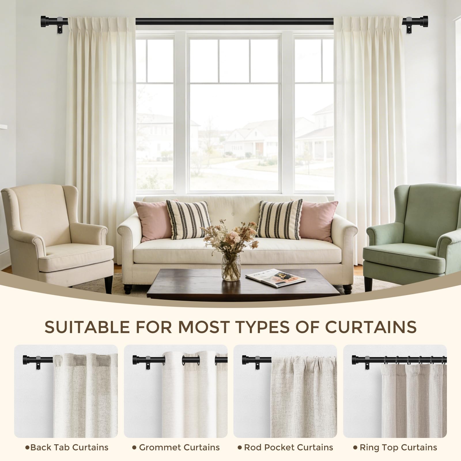 hei! dear patio-installed rod demonstrating weather-ready use