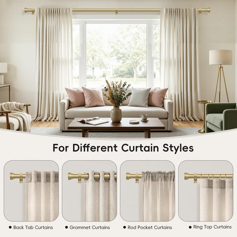hei! dear rod supporting heavy curtains proving 33-pound load capacity