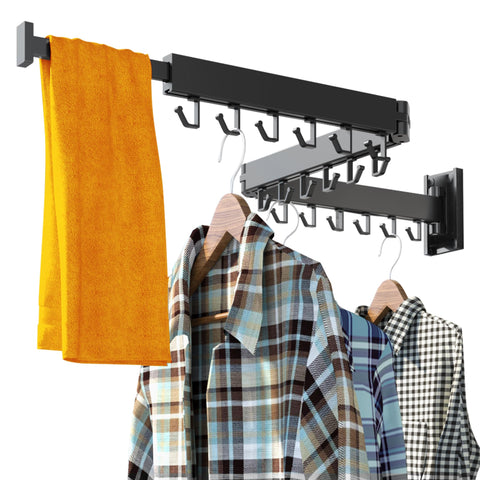 HEILAIYI front view mounted rack showing compact profile and easy access