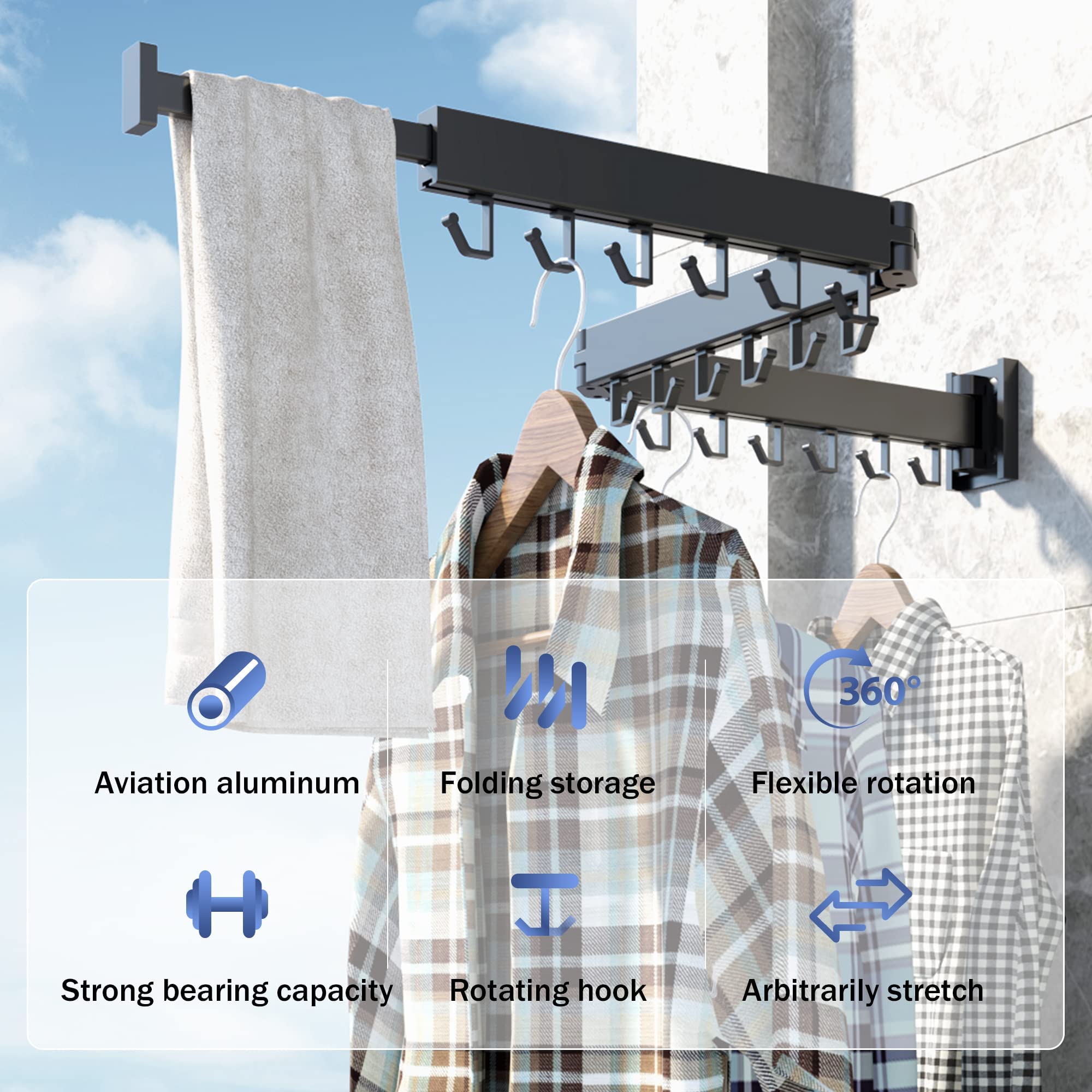 HEILAIYI product box with included hardware and user manual visible