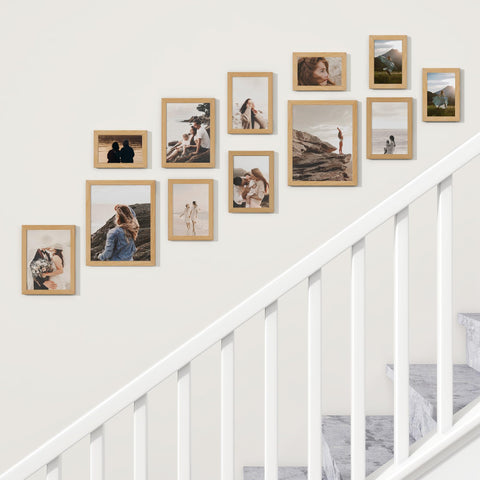 Heimlove frames laid out by size showing mix-and-match planning benefit