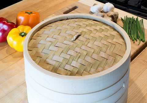 Helen's Asian Kitchen bamboo texture close-up illustrating natural fiber benefits and durability