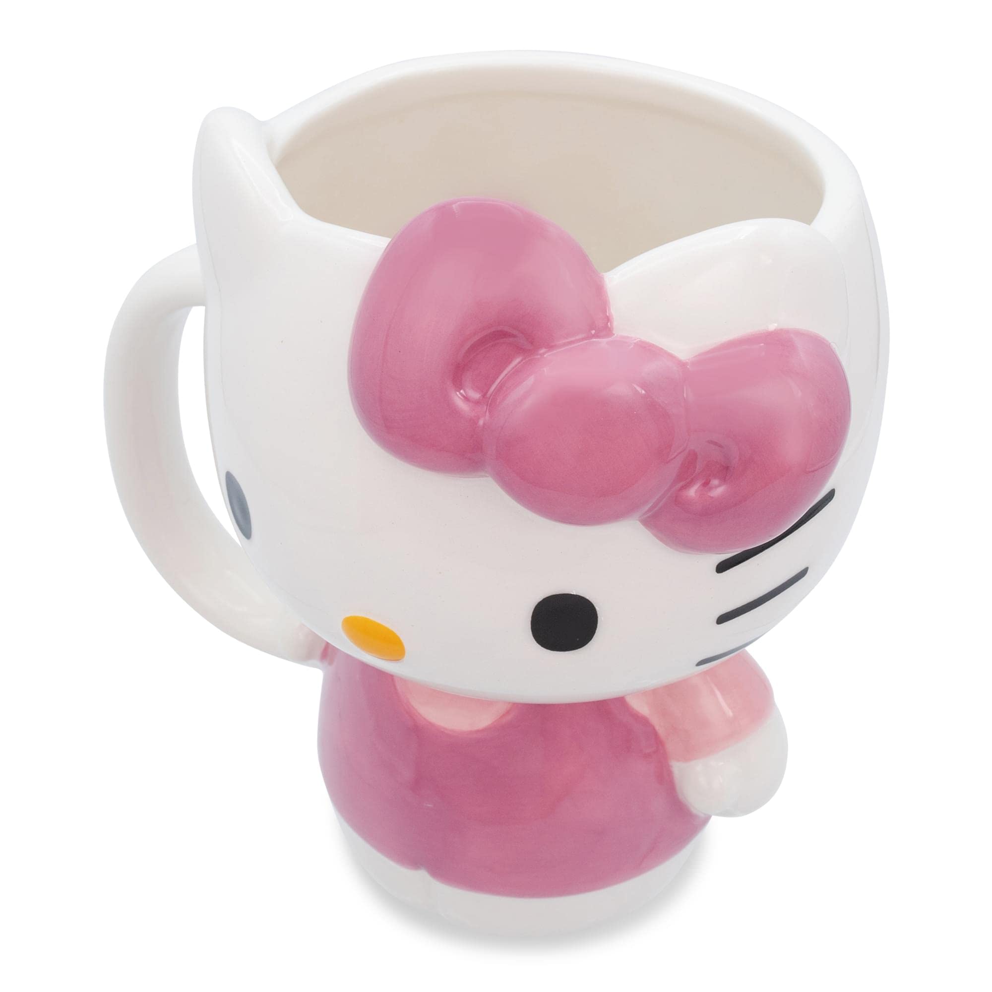 Silver Buffalo Hello Kitty top view showing fill capacity for beverages