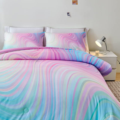 Helloosuu color variation display showing pink and blue tones for versatile decor