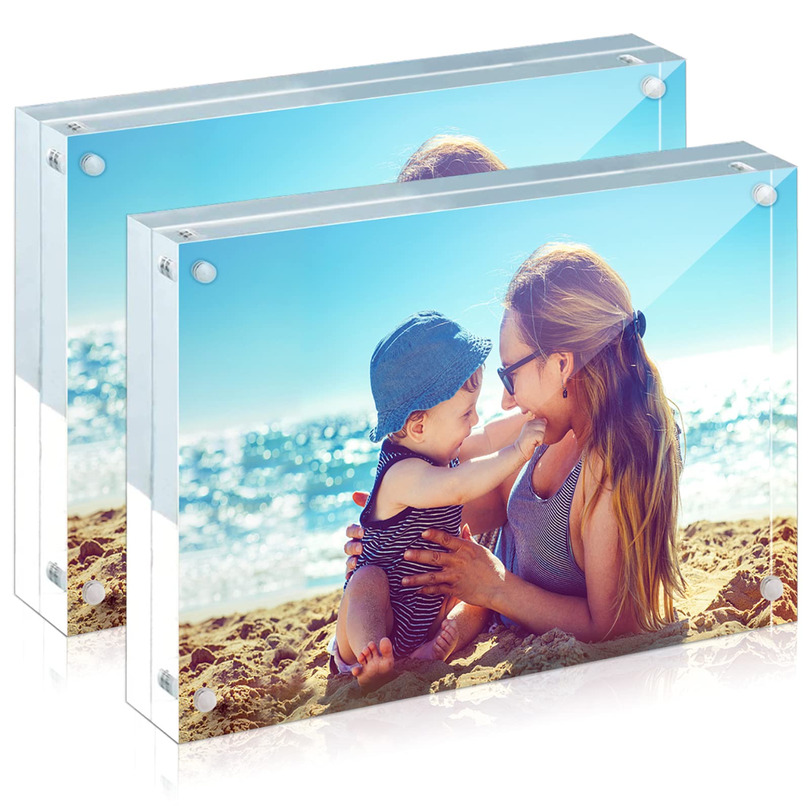 HELPLEX front view showing frameless clarity and clean display benefit