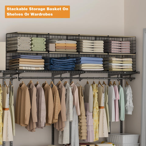 Hencawima stacked units side view demonstrating modular organization and stability