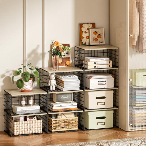 Hencawima placed under hanging clothes to save vertical closet space and fit low-clearance areas