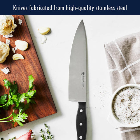 HENCKELS bread knife slicing sourdough loaf for effortless clean cuts