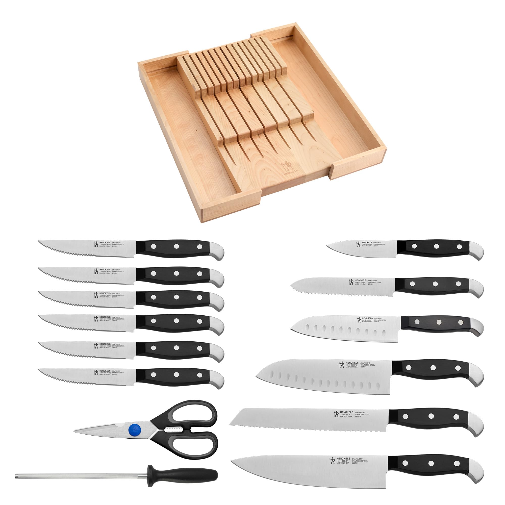 Henckels knives in a kitchen scene demonstrating everyday meal preparation ease