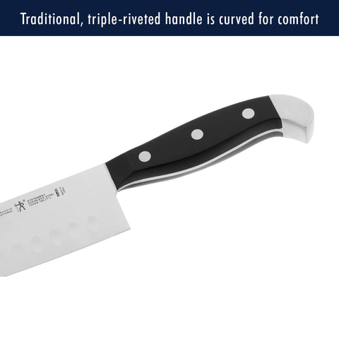 HENCKELS paring knife detail enabling accurate trimming and peeling